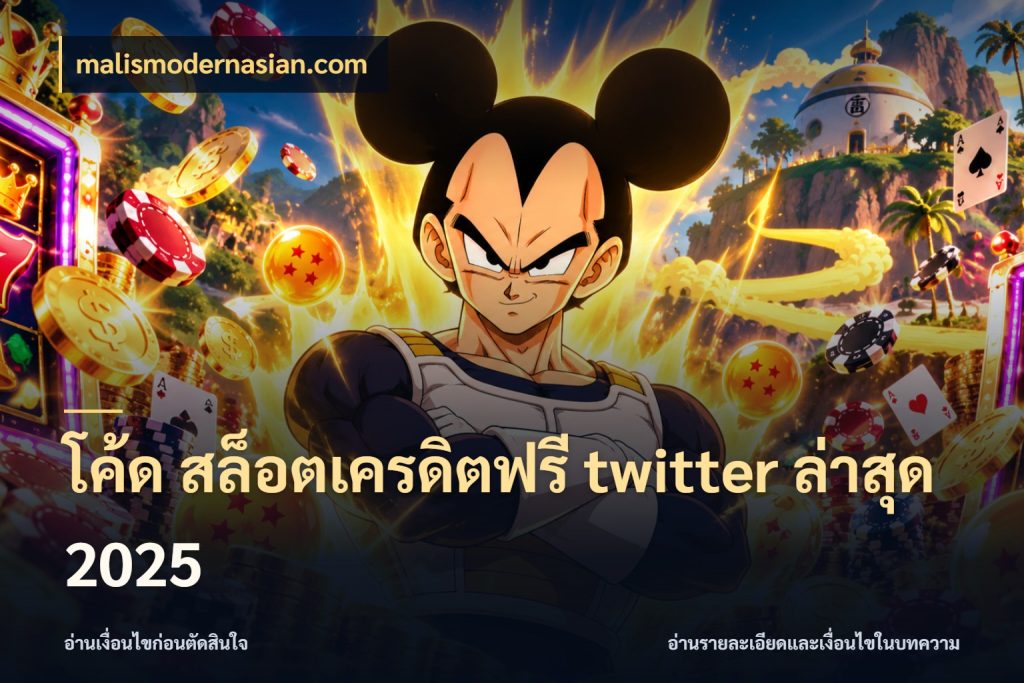โค้ด สล็อตเครดิตฟรี twitter ล่าสุด 2025 เครดิตฟรีในมุมที่สายโบนัสสนใจ กับ malismodernasian.com