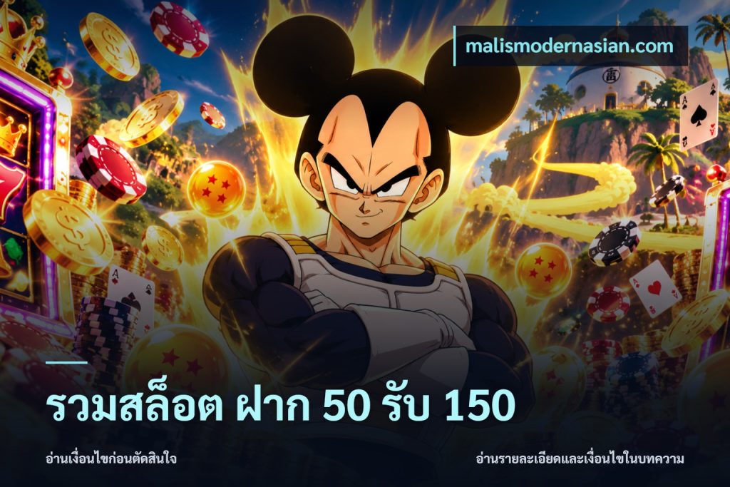 รวมสล็อต ฝาก 50 รับ 150