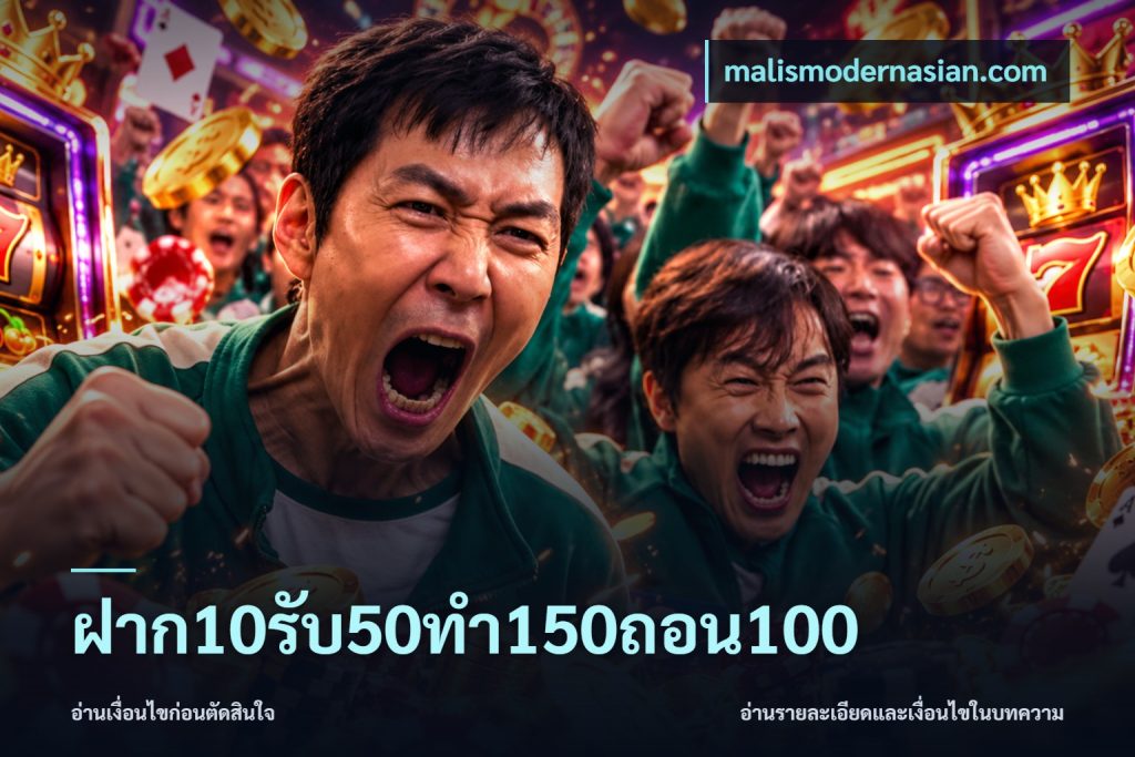 ฝาก10รับ50ทํา150ถอน100
