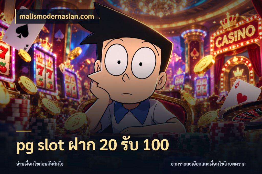 pg slot ฝาก 20 รับ 100 โปรกับเกมที่ชอบเลือกให้ตรงสไตล์ กับ malismodernasian.com