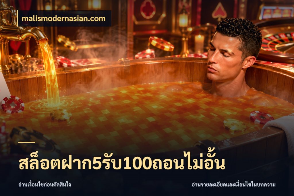 สล็อตฝาก5รับ100ถอนไม่อั้น malismodernasian.com ยอดฝากและยอดรับในมุมของคนชอบลุ้น