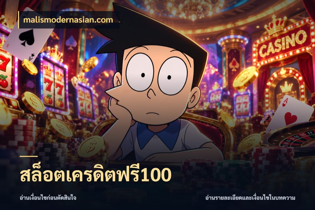สล็อตเครดิตฟรี100 สายโบนัสเลือกมุมเครดิตให้ตรงสไตล์ สไตล์ malismodernasian.com