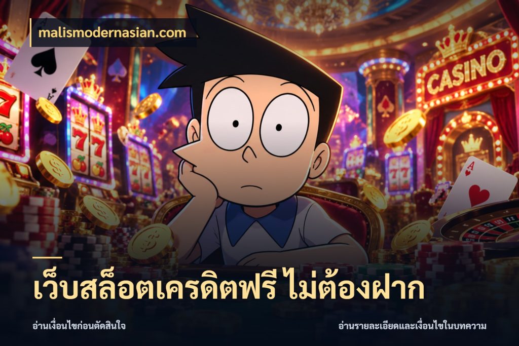 เว็บสล็อตเครดิตฟรี ไม่ต้องฝาก malismodernasian.com เลือกสไตล์ความสนุกจากรูปแบบเครดิต