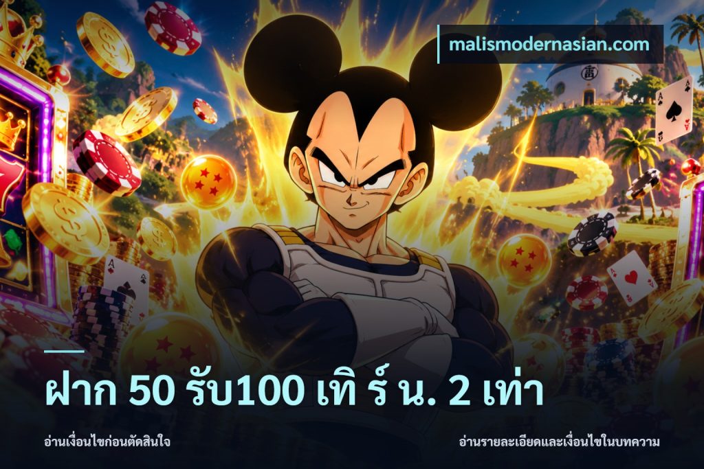 ฝาก 50 รับ100 เทิ ร์ น. 2 เท่า