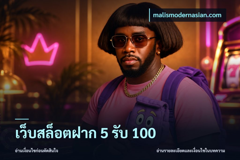 เว็บสล็อตฝาก 5 รับ 100
