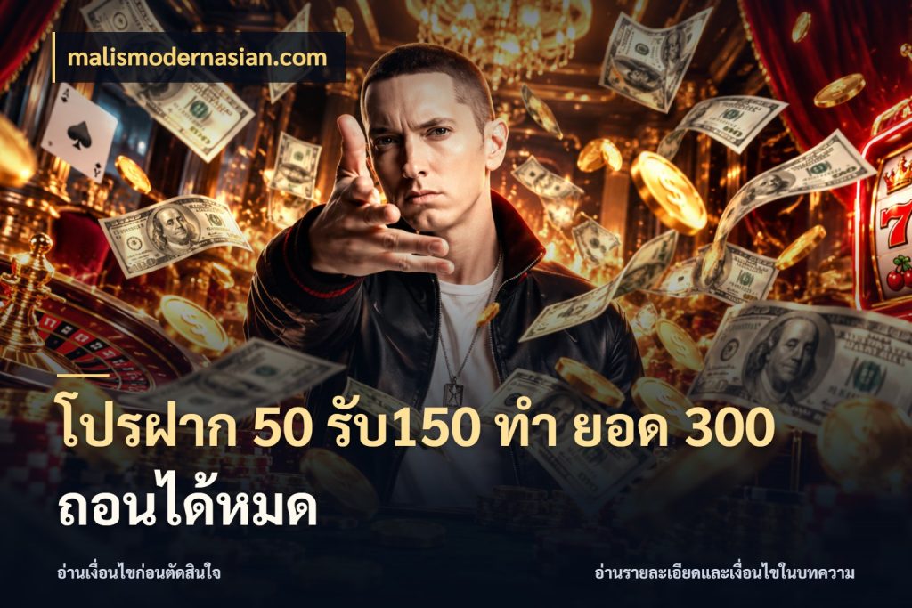 โปรฝาก 50 รับ150 ทํา ยอด 300 ถอนได้หมด malismodernasian.com เปิดมุมโปรให้เข้ากับเกมแนวโปรด