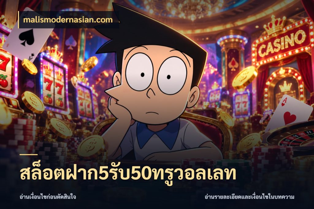 สล็อตฝาก5รับ50ทรูวอลเลท malismodernasian.com สายโบนัสเลือกจังหวะสนุกได้อย่างไร