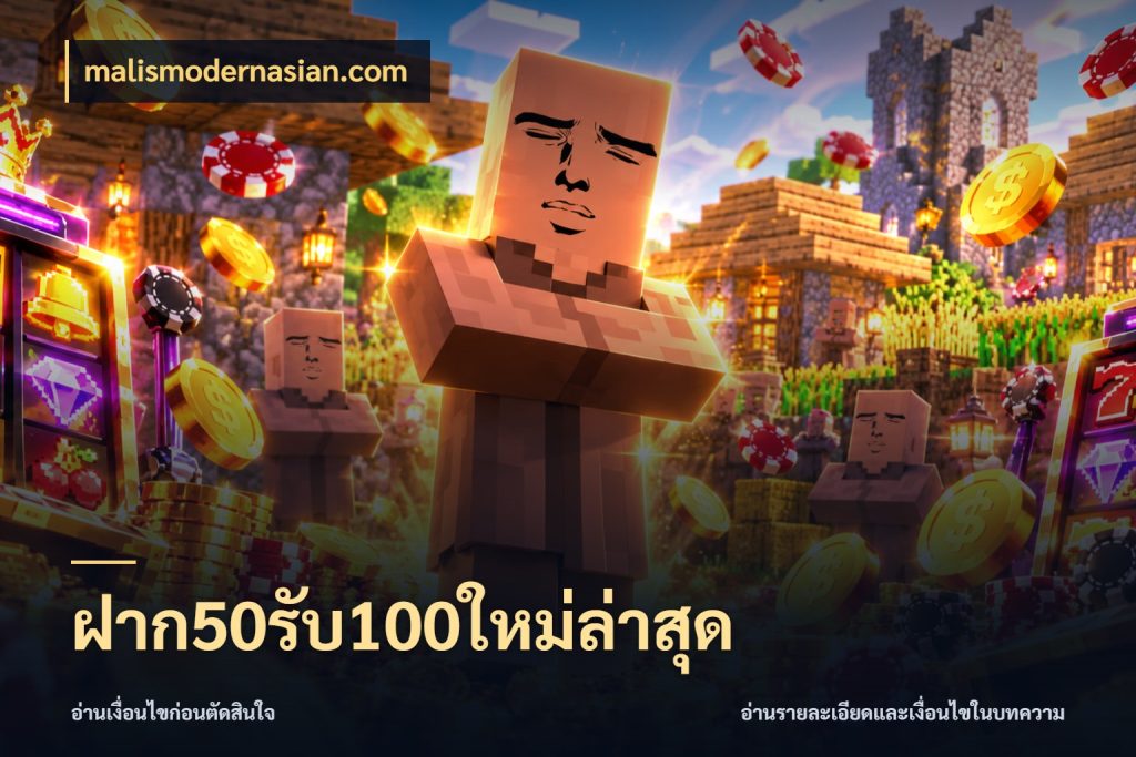 ฝาก50รับ100ใหม่ล่าสุด malismodernasian.com เครดิตกับรูปแบบโปรที่ตรงใจ