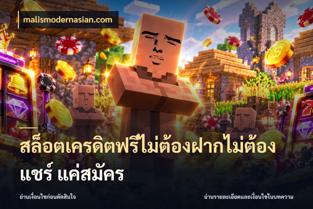 สล็อตเครดิตฟรีไม่ต้องฝากไม่ต้องแชร์ แค่สมัคร ชนิดเครดิตกับสิทธิ์ที่คุณอยากรู้ สไตล์ malismodernasian.com