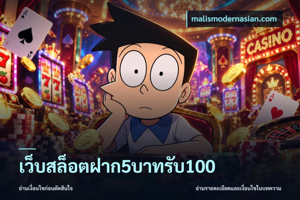 เว็บสล็อตฝาก5บาทรับ100