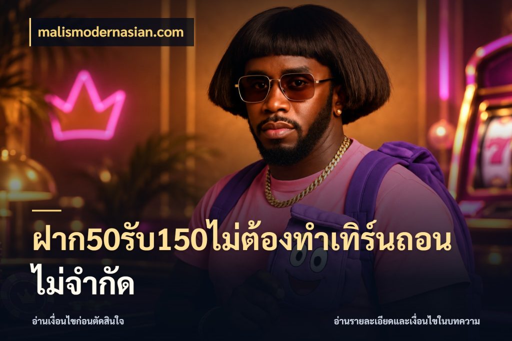 ฝาก50รับ150ไม่ต้องทําเทิร์นถอนไม่จํากัด สนุกกับตัวเลือกโปรในสไตล์ของคุณ กับ malismodernasian.com