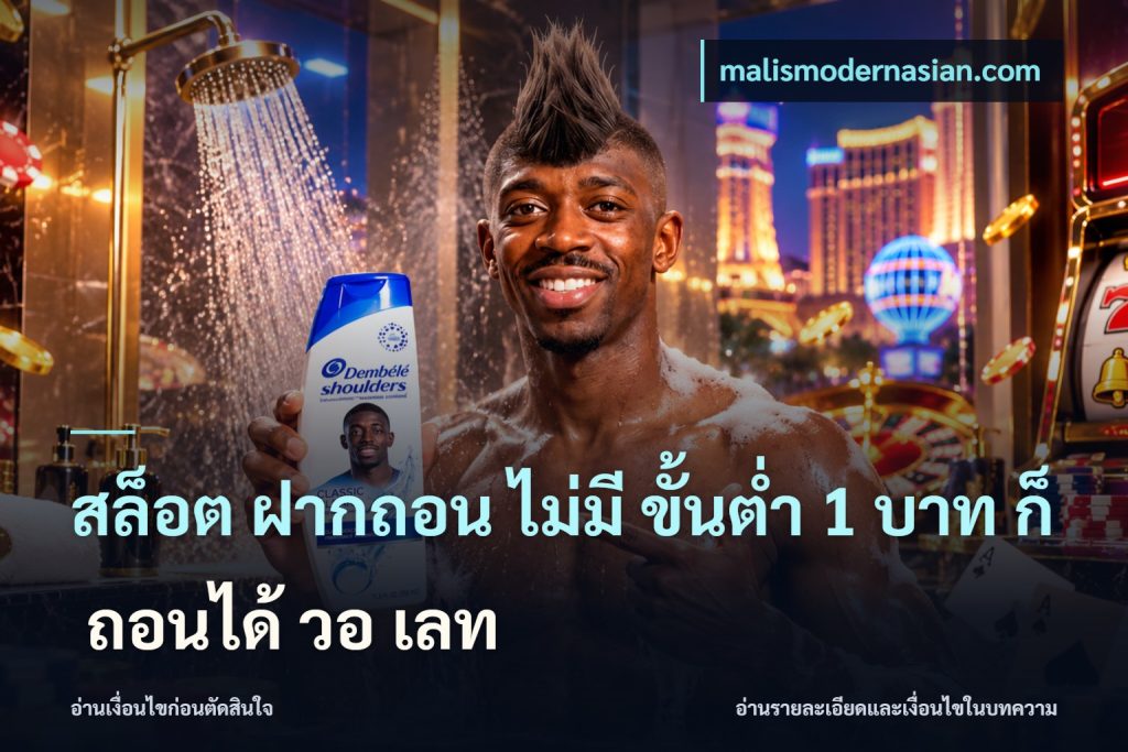 สล็อต ฝากถอน ไม่มี ขั้นต่ำ 1 บาท ก็ ถอนได้ วอ เลท