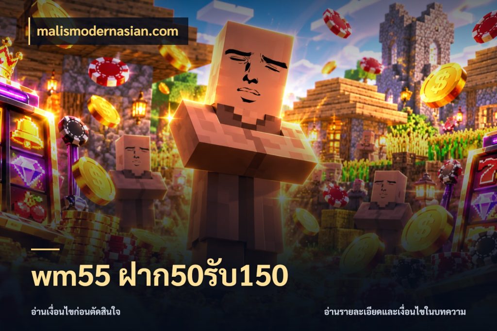 wm55 ฝาก50รับ150 สีสันของโปรฝากและยอดรับ กับ malismodernasian.com