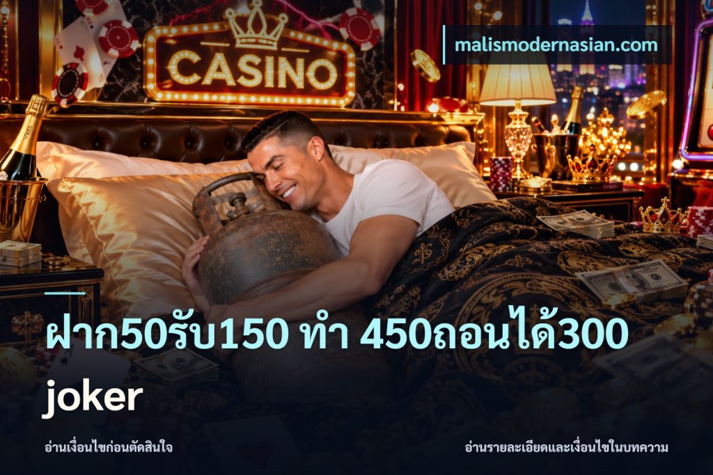 ฝาก50รับ150 ทํา 450ถอนได้300 joker