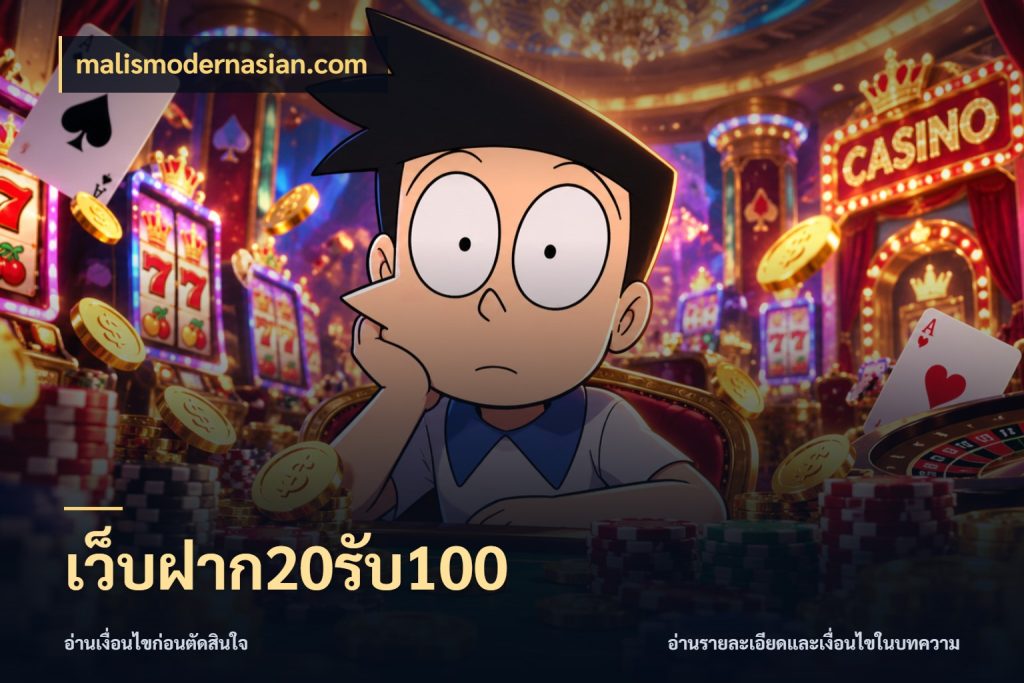 เว็บฝาก20รับ100 โปรยอดรับที่สายเกมสนใจ ในมุม malismodernasian.com