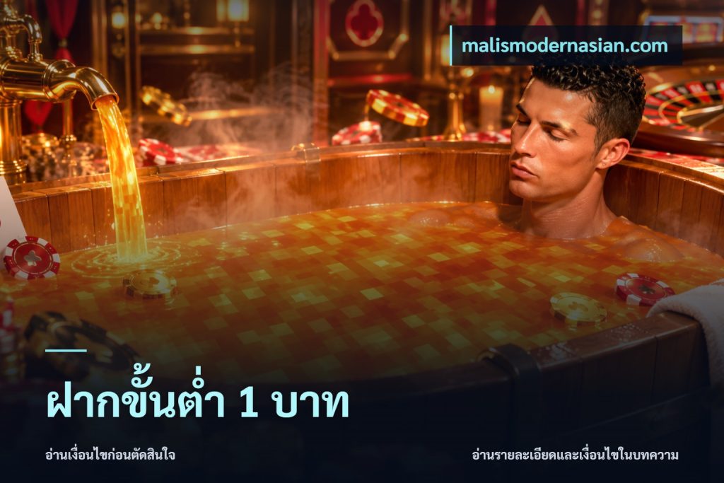 ฝากขั้นต่ำ 1 บาท