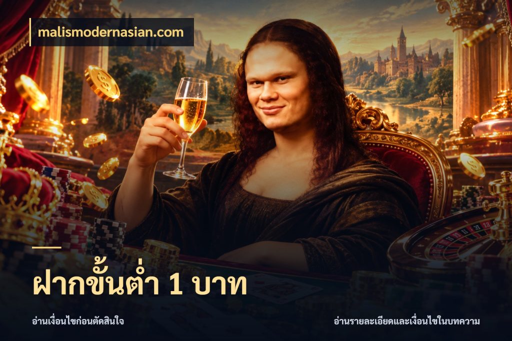 ฝากขั้นต่ำ 1 บาท จำนวนเริ่มต้นกับสไตล์เกมที่ชอบ สไตล์ malismodernasian.com