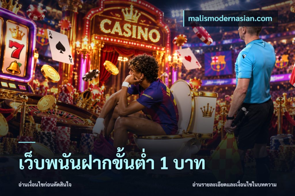 เว็บพนันฝากขั้นต่ำ 1 บาท