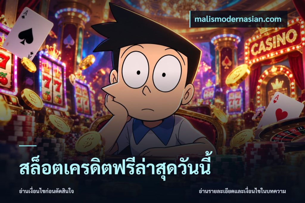 สล็อตเครดิตฟรีล่าสุดวันนี้