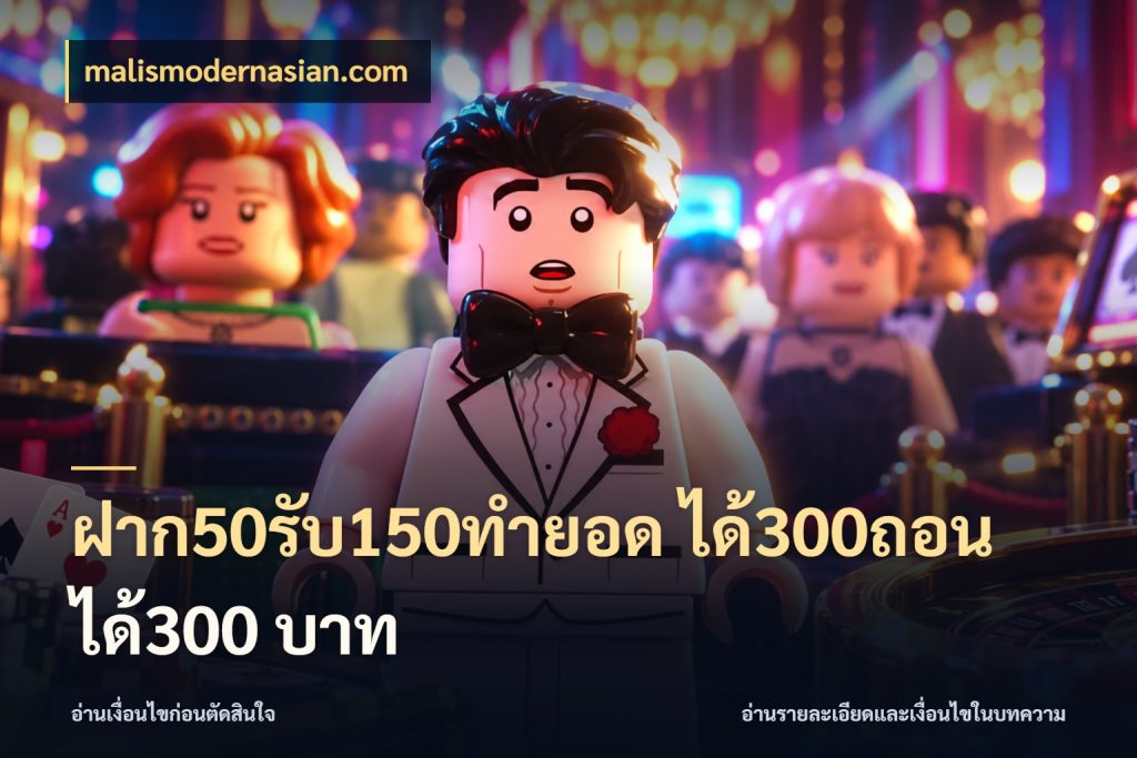 ฝาก50รับ150ทํายอด ได้300ถอนได้300 บาท สนุกกับตัวเลือกโปรในสไตล์ของคุณ ในมุม malismodernasian.com