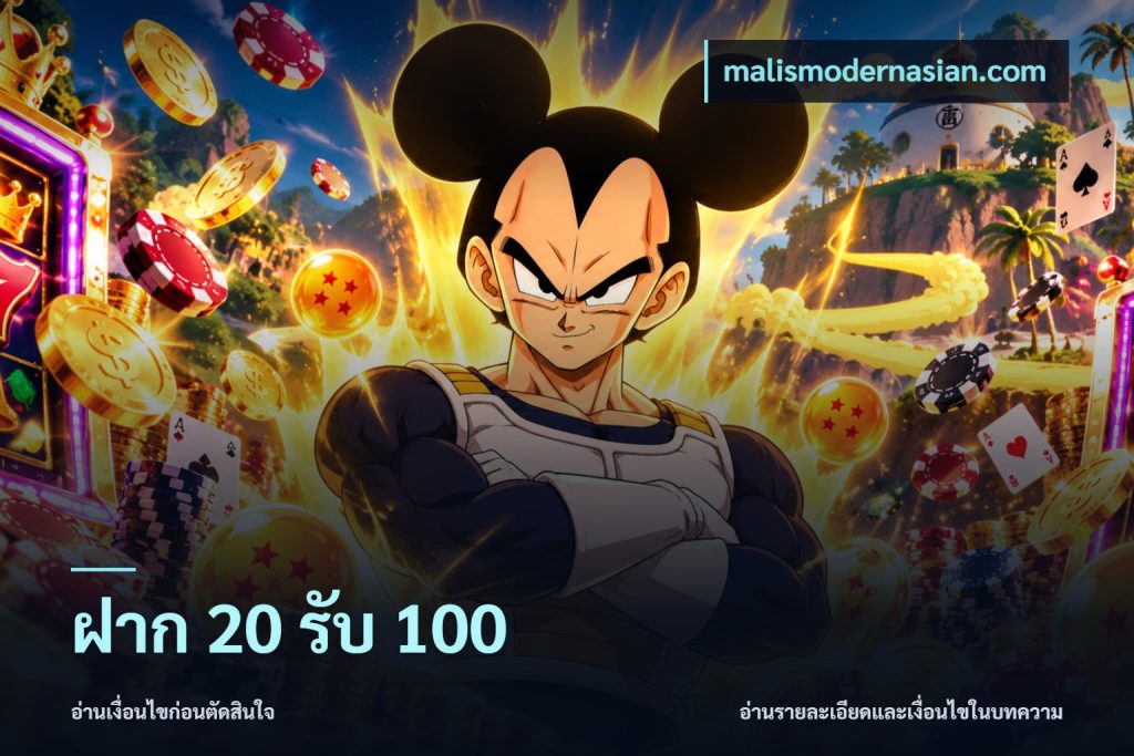 ฝาก 20 รับ 100