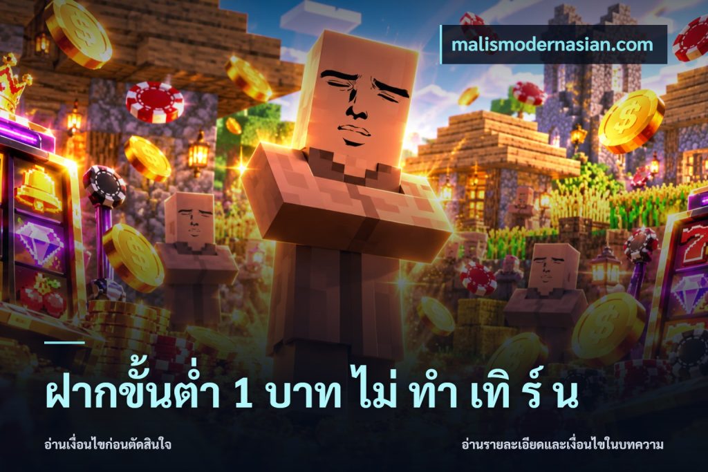 ฝากขั้นต่ำ 1 บาท ไม่ ทำ เทิ ร์ น