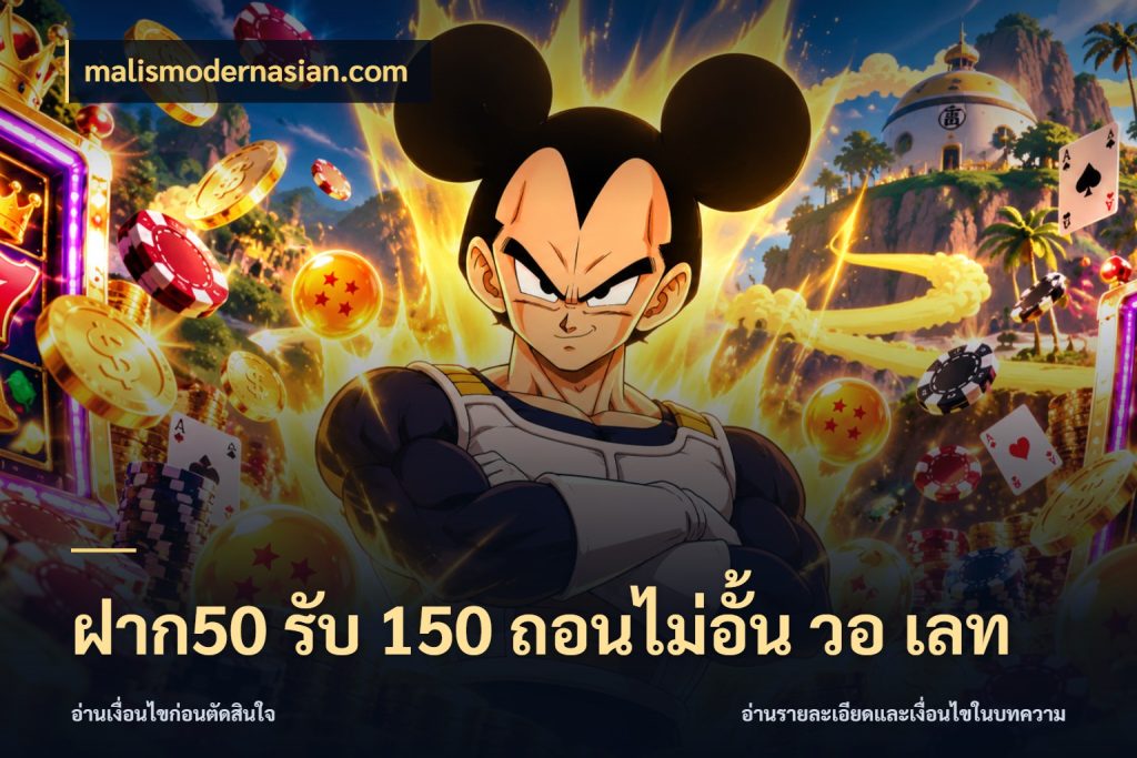 ฝาก50 รับ 150 ถอนไม่อั้น วอ เลท malismodernasian.com จับประเด็นยอดรับก่อนเลือกความสนุก