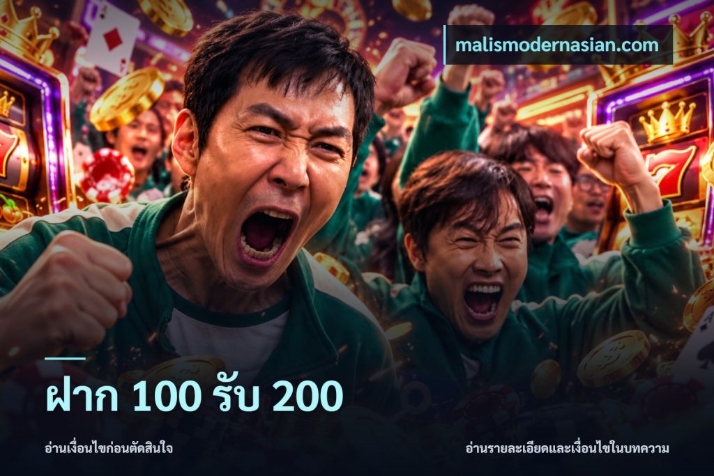 ฝาก 100 รับ 200