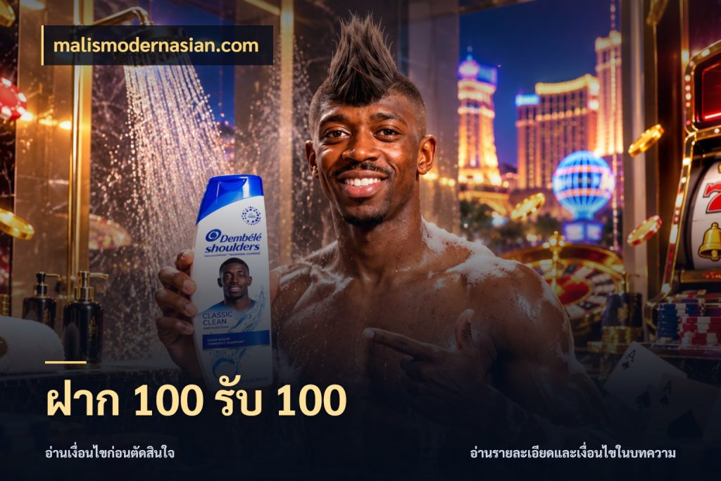 ฝาก 100 รับ 100 จุดเด่นของเครดิตที่คนชอบเกมอยากรู้ กับ malismodernasian.com