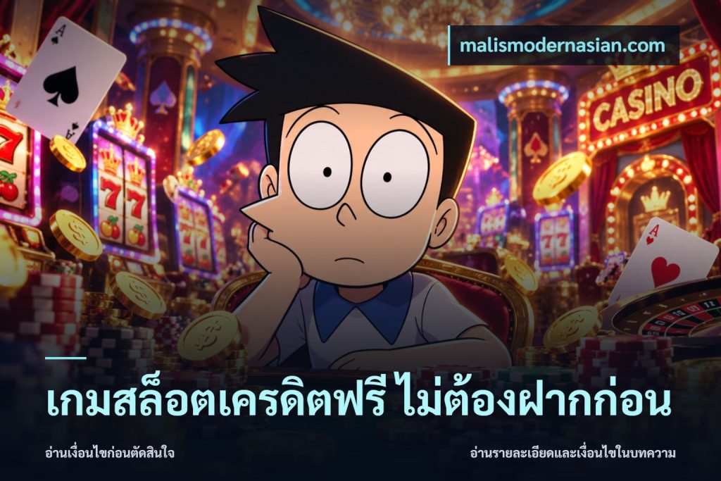 เกมสล็อตเครดิตฟรี ไม่ต้องฝากก่อน