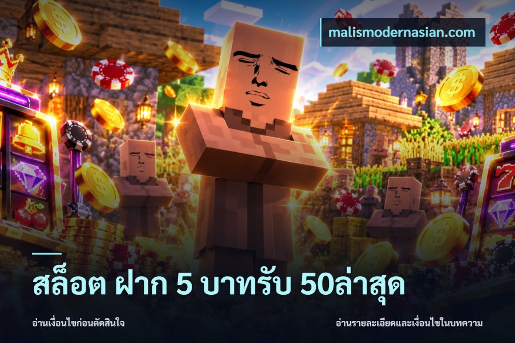 สล็อต ฝาก 5 บาทรับ 50ล่าสุด