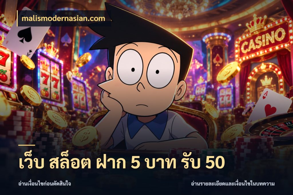เว็บ สล็อต ฝาก 5 บาท รับ 50 สีสันของโปรฝากและยอดรับ กับ malismodernasian.com