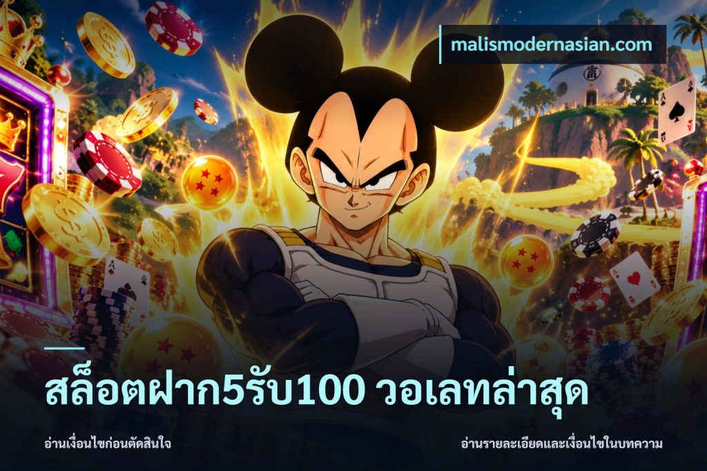 สล็อตฝาก5รับ100 วอเลทล่าสุด