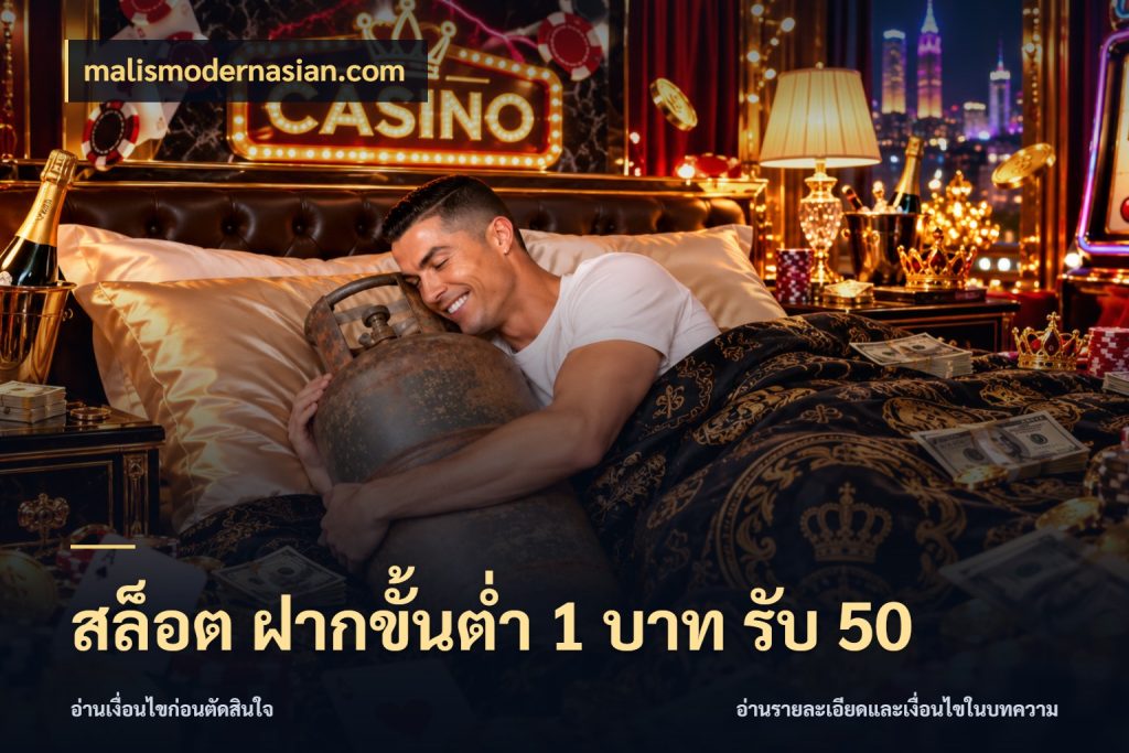 สล็อต ฝากขั้นต่ำ 1 บาท รับ 50 รูปแบบโบนัสกับสิทธิ์ของสายเกม สไตล์ malismodernasian.com