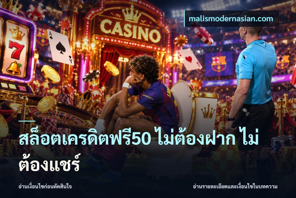 สล็อตเครดิตฟรี50 ไม่ต้องฝาก ไม่ต้องแชร์