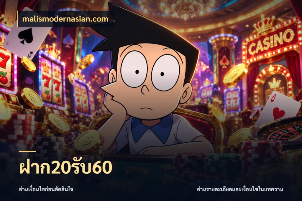 ฝาก20รับ60 จับคู่โบนัสกับสไตล์เกมที่ชอบ ในมุม malismodernasian.com