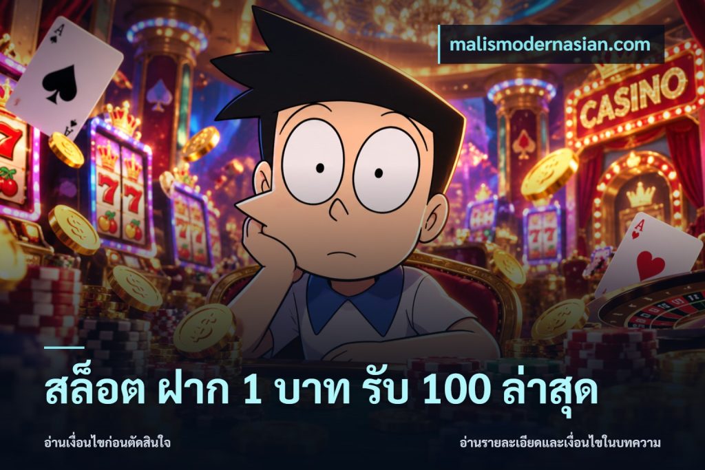 สล็อต ฝาก 1 บาท รับ 100 ล่าสุด