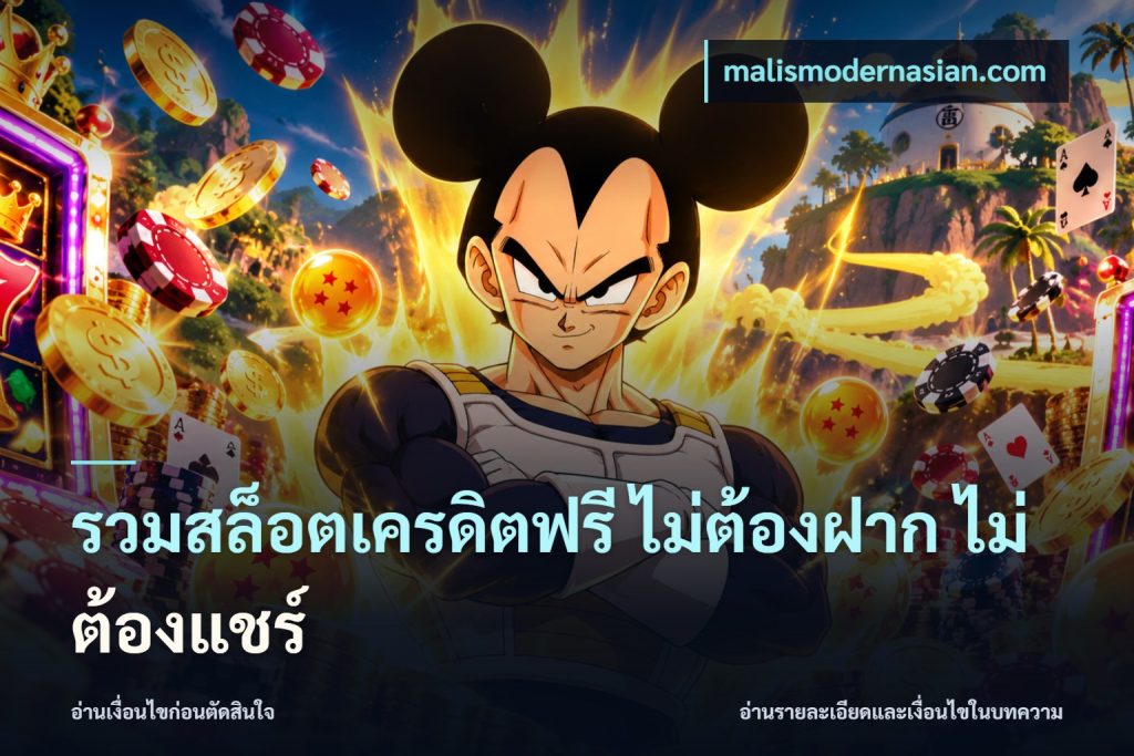 รวมสล็อตเครดิตฟรี ไม่ต้องฝาก ไม่ต้องแชร์