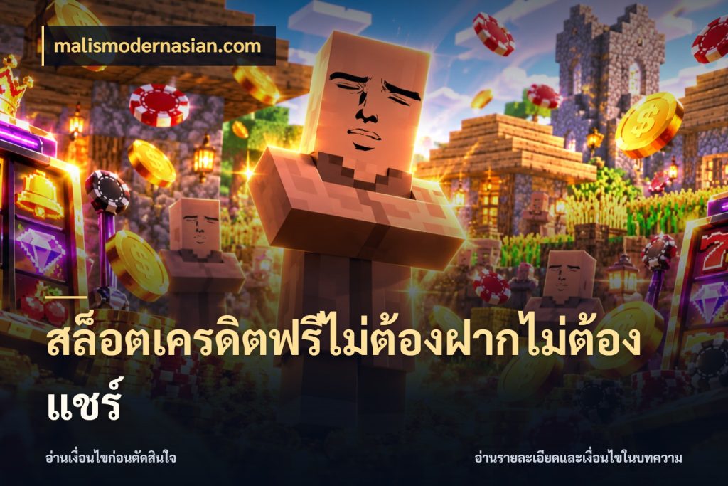 สล็อตเครดิตฟรีไม่ต้องฝากไม่ต้องแชร์ malismodernasian.com รู้จักยอดและขอบเขตของเครดิตฟรี