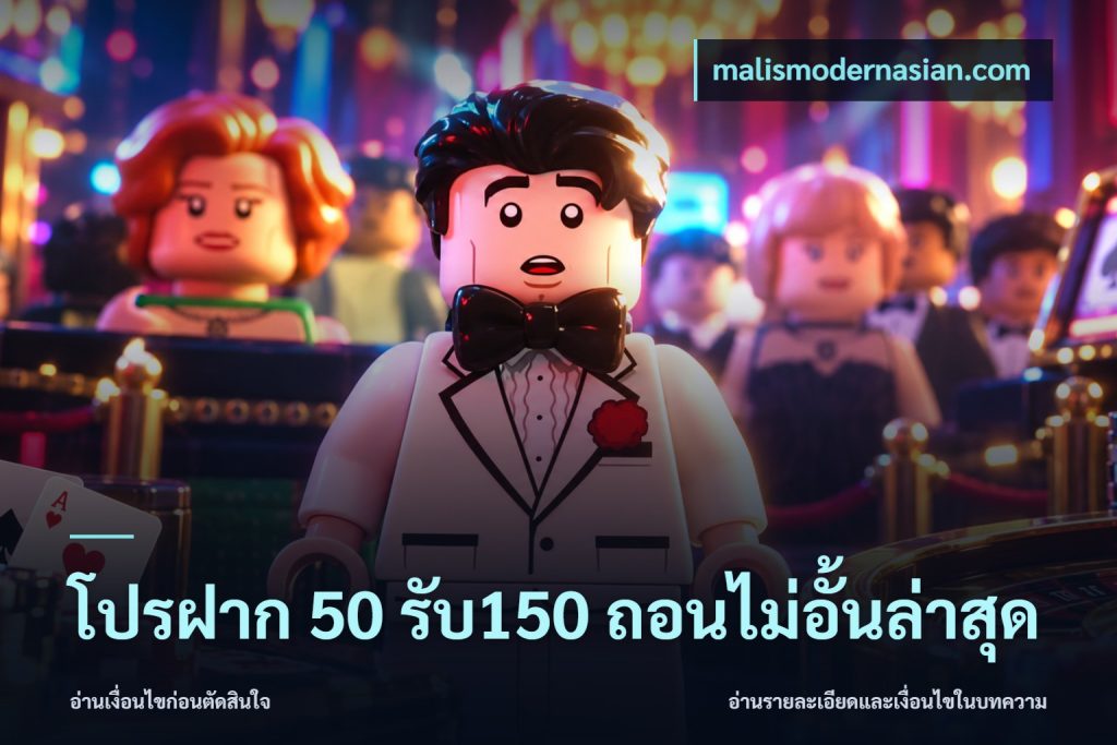 โปรฝาก 50 รับ150 ถอนไม่อั้นล่าสุด