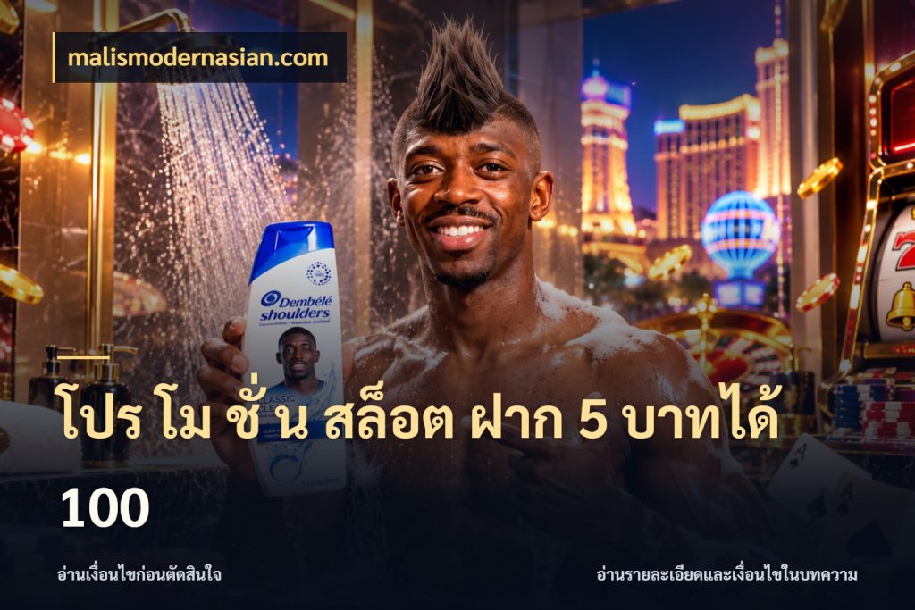 โปร โม ชั่ น สล็อต ฝาก 5 บาทได้ 100 โปรยอดรับที่สายเกมสนใจ ในมุม malismodernasian.com