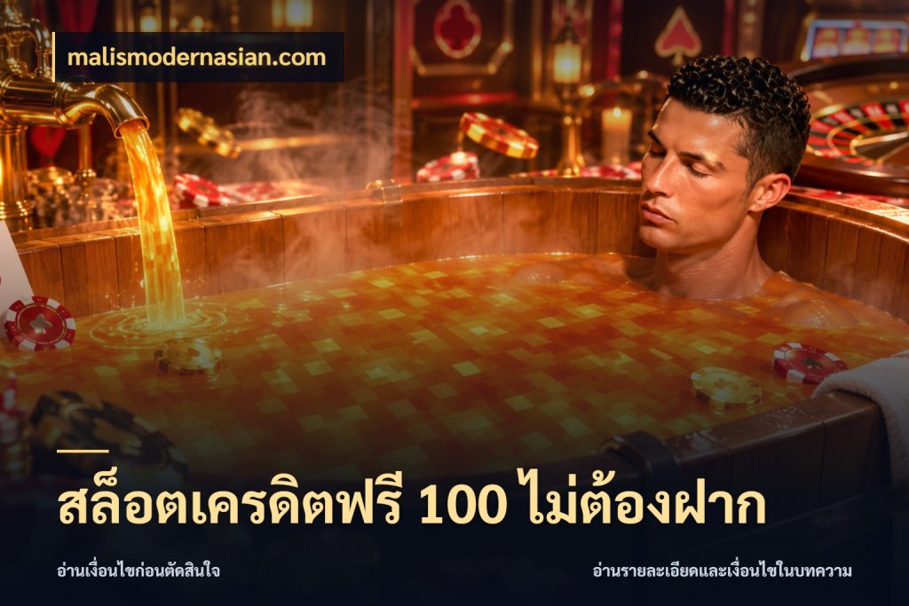สล็อตเครดิตฟรี 100 ไม่ต้องฝาก จากชื่อเครดิตฟรีสู่ความสนุกที่เข้าใจได้ สไตล์ malismodernasian.com