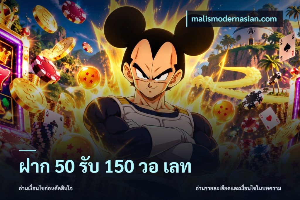 ฝาก 50 รับ 150 วอ เลท