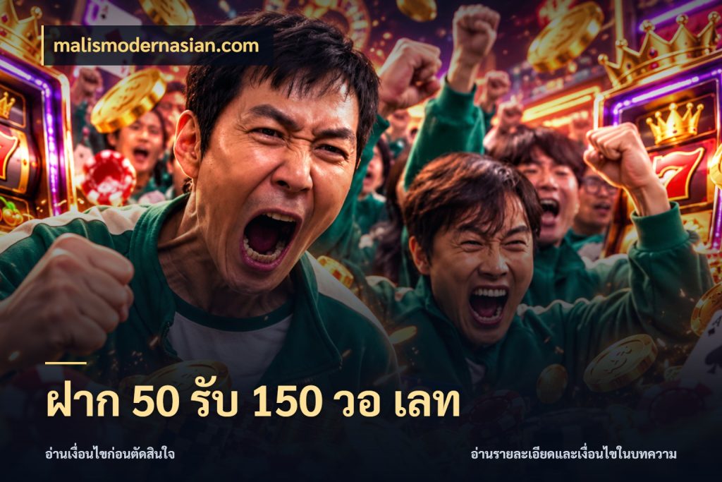 ฝาก 50 รับ 150 วอ เลท สนุกกับตัวเลือกโปรในสไตล์ของคุณ กับ malismodernasian.com