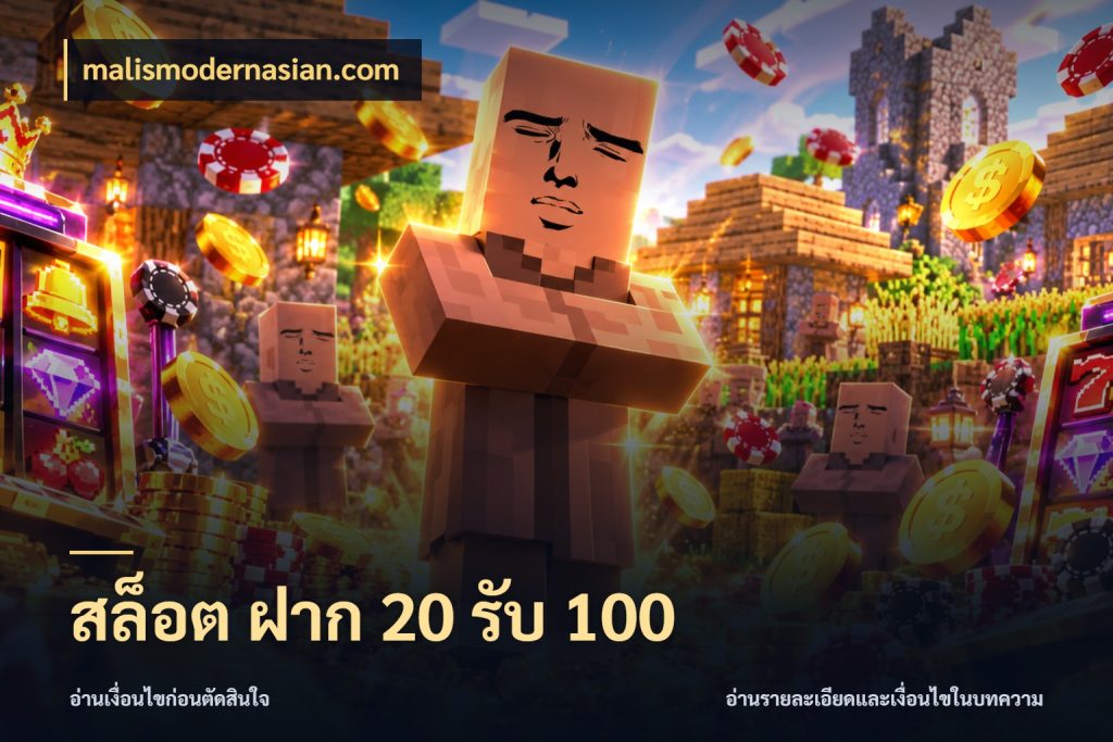 สล็อต ฝาก 20 รับ 100 เครดิตกับรูปแบบโปรที่ตรงใจ สไตล์ malismodernasian.com