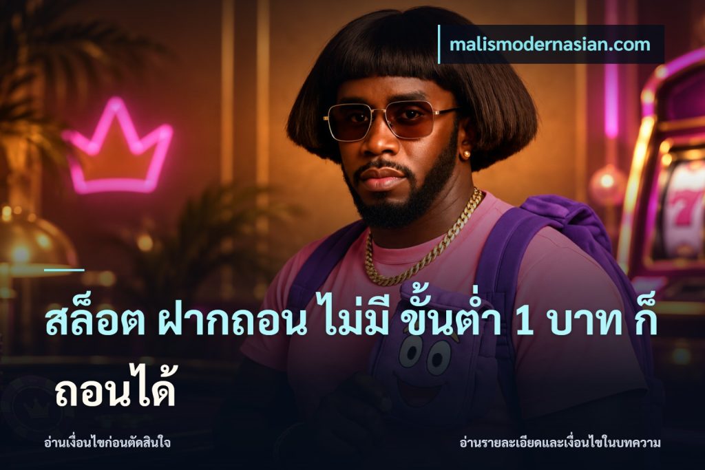 สล็อต ฝากถอน ไม่มี ขั้นต่ำ 1 บาท ก็ ถอนได้
