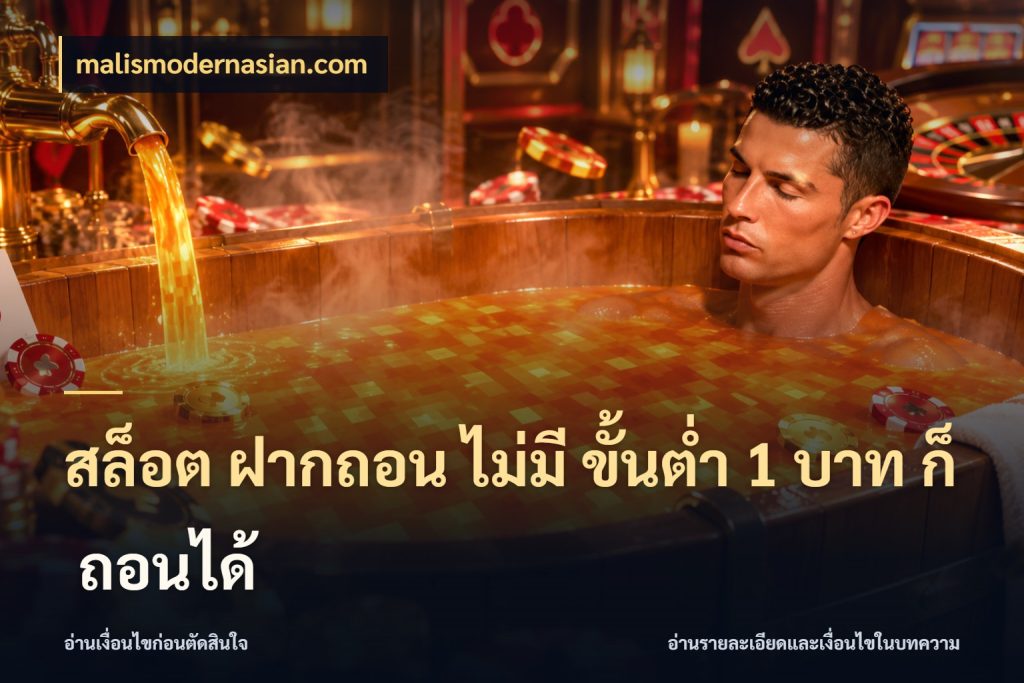 สล็อต ฝากถอน ไม่มี ขั้นต่ำ 1 บาท ก็ ถอนได้ ทุนเบาก็มีสีสันในจังหวะของคุณ สไตล์ malismodernasian.com