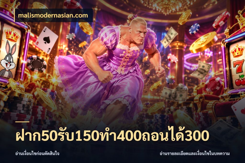 ฝาก50รับ150ทํา400ถอนได้300 จับคู่โบนัสกับสไตล์เกมที่ชอบ สไตล์ malismodernasian.com