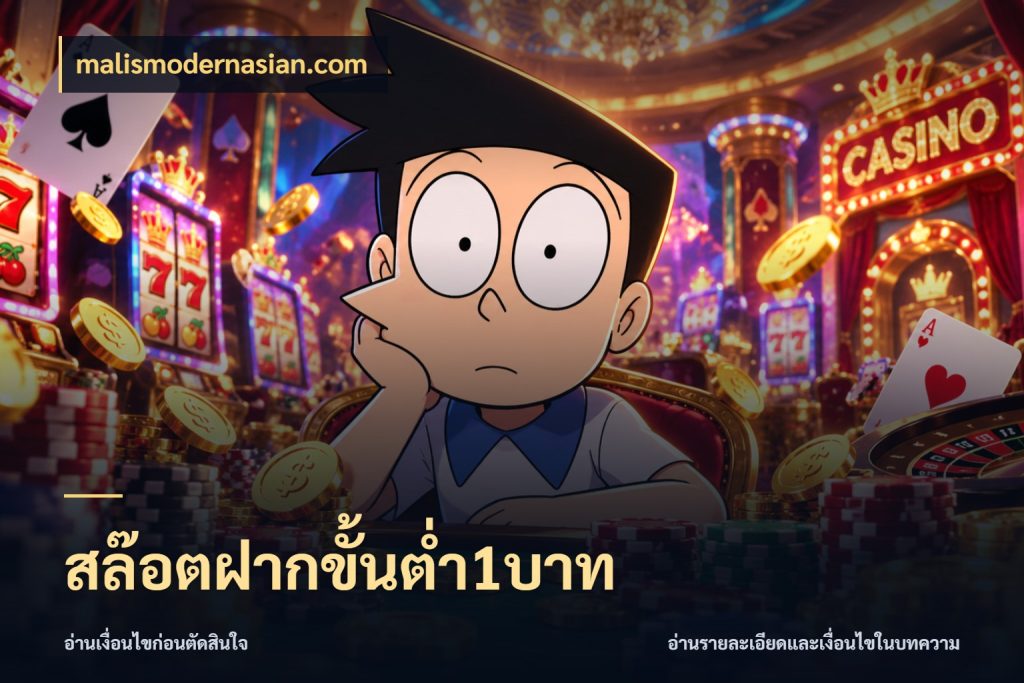 สล๊อตฝากขั้นต่ำ1บาท มุมสนุกของคนที่กำหนดขอบเขตตัวเอง ในมุม malismodernasian.com