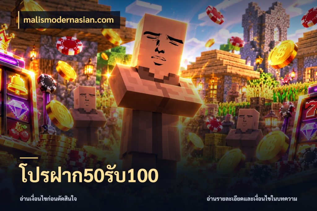โปรฝาก50รับ100 สายโบนัสเลือกจังหวะสนุกได้อย่างไร ในมุม malismodernasian.com